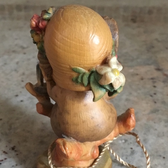 Vintage ANRI Sarah Kay Wooden 3” Koala Bear With Hat Figurine Made in Italy - Picture 12 of 13